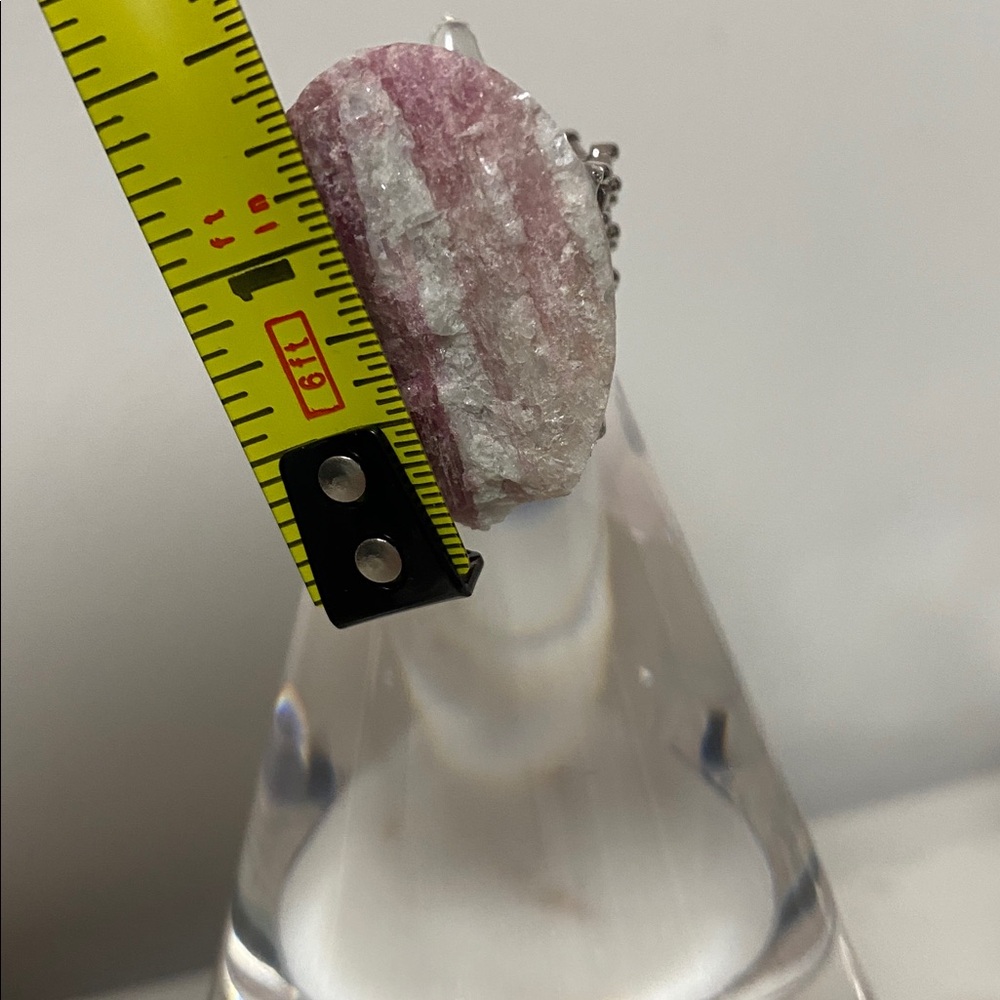 Artisan Earthy Pink Tourmaline Statement Rring - Picture 8 of 14